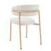 Eetkamerstoel Micah Hush Eiken 54 cm 54.4x58x78 cm-Eetkamerstoelen-Livingfurn