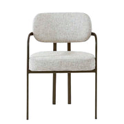 Eetkamerstoel Milan Beige 55 cm 55x53.5x80.5 cm-Eetkamerstoelen-Livingfurn