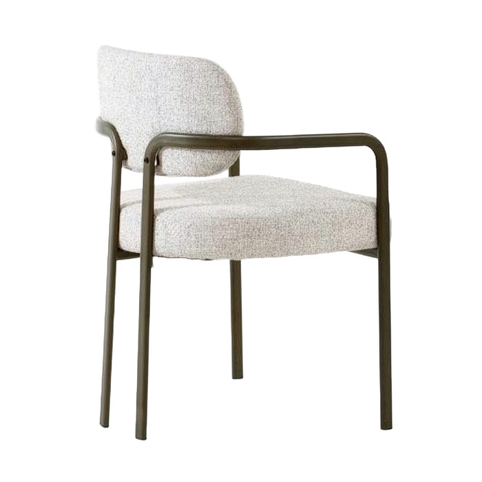 Eetkamerstoel Milan Beige 55 cm 55x53.5x80.5 cm-Eetkamerstoelen-Livingfurn