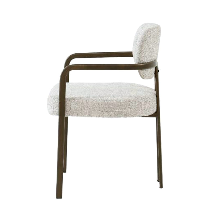 Eetkamerstoel Milan Beige 55 cm-Eetkamerstoelen-Livingfurn