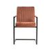 Eetkamerstoel Milo - Cognac - Microfiber-Eetkamerstoelen-LABEL51