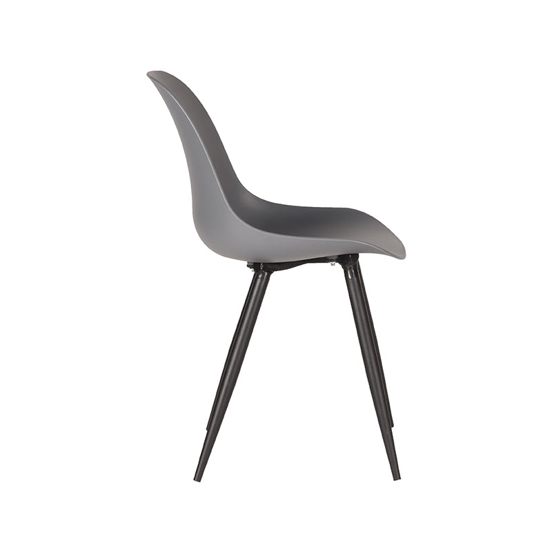 Eetkamerstoel Monza Antraciet PP 46x54x88 cm-Eetkamerstoelen-LABEL51