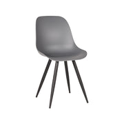 Eetkamerstoel Monza Antraciet PP 46x54x88 cm-Eetkamerstoelen-LABEL51
