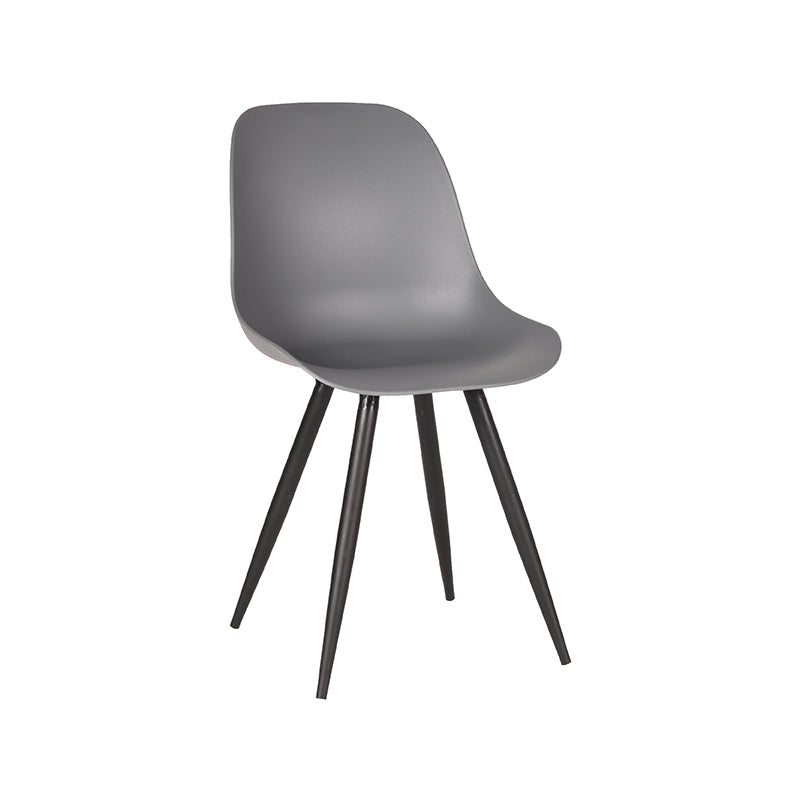 Eetkamerstoel Monza Antraciet PP 46x54x88 cm-Eetkamerstoelen-LABEL51