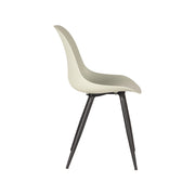 Eetkamerstoel Monza Breeze PP Zwart Metalen Frame 46x54x88 cm-Eetkamerstoelen-LABEL51