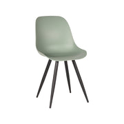 Eetkamerstoel Monza Forest PP Zwart Metalen Frame 46x54x88 cm-Eetkamerstoelen-LABEL51
