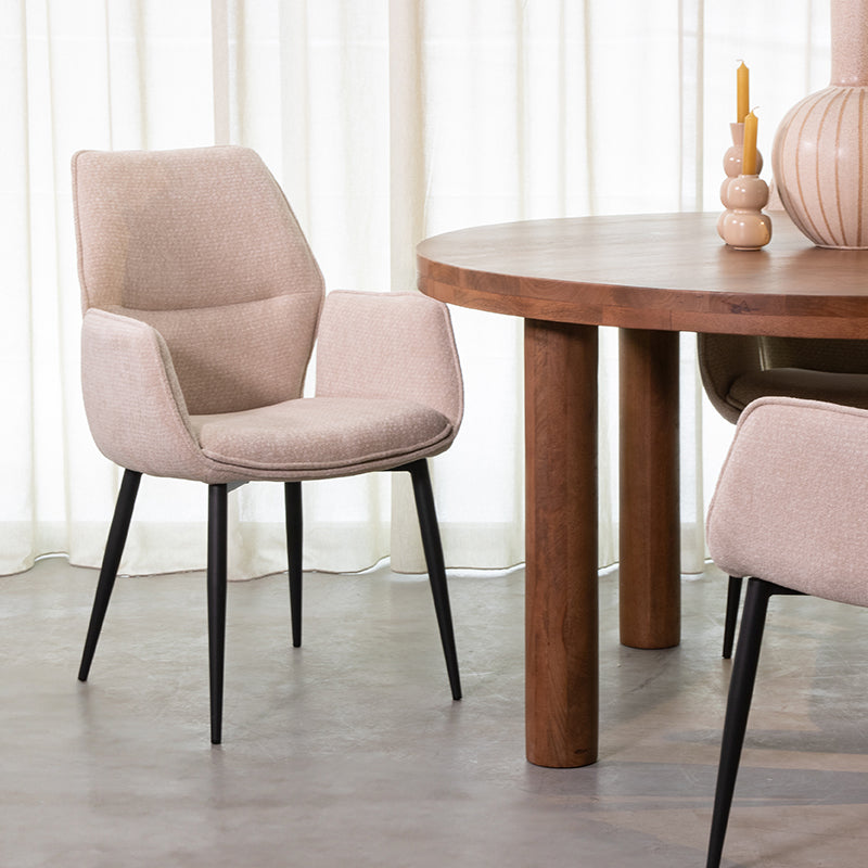 Eetkamerstoel Morris Naturel Elite 59x62x92 cm-Eetkamerstoelen-LABEL51