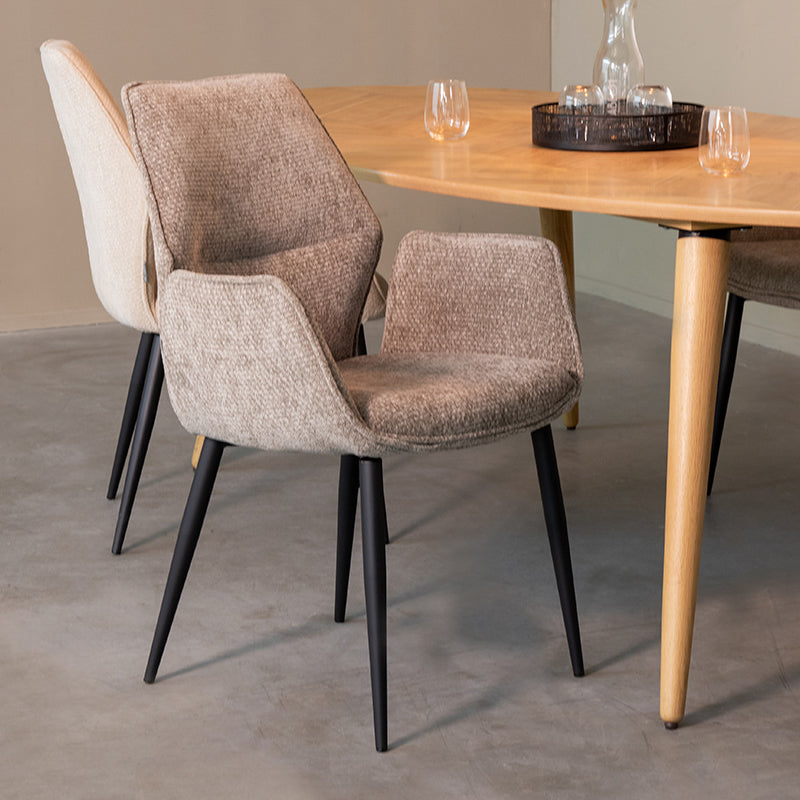 Eetkamerstoel Morris Stone Elite 59x62x92 cm-Eetkamerstoelen-LABEL51