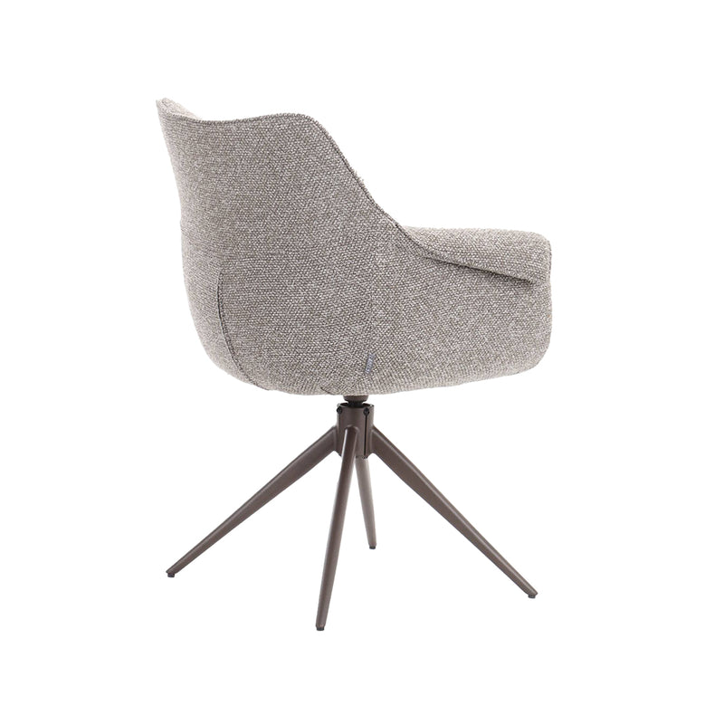 Eetkamerstoel Narumi Mushroom Royal Boucle Brons 64x62x85 cm-Eetkamerstoelen-LABEL51