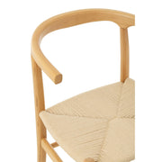 Eetkamerstoel Naturel Beech hout 56 cm 56x52x79 cm-Eetkamerstoelen-J-Line