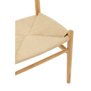 Eetkamerstoel Naturel Beech hout 56 cm 56x52x79 cm-Eetkamerstoelen-J-Line