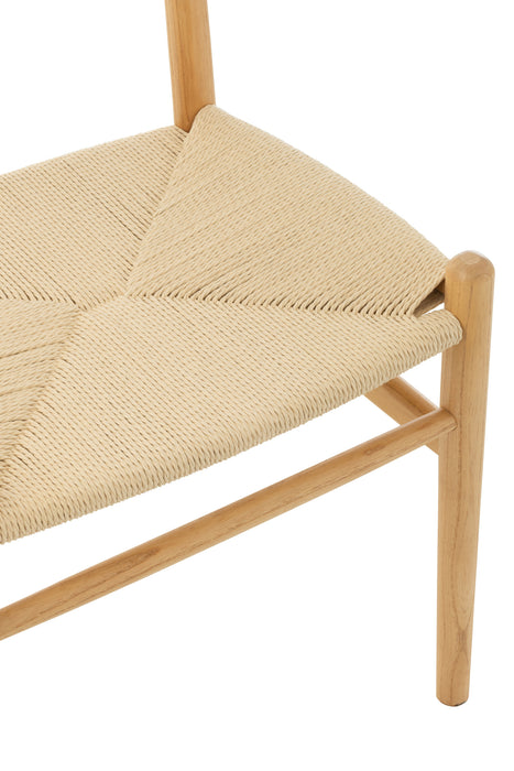 Eetkamerstoel Naturel Beech hout 56 cm-Eetkamerstoelen-J-Line