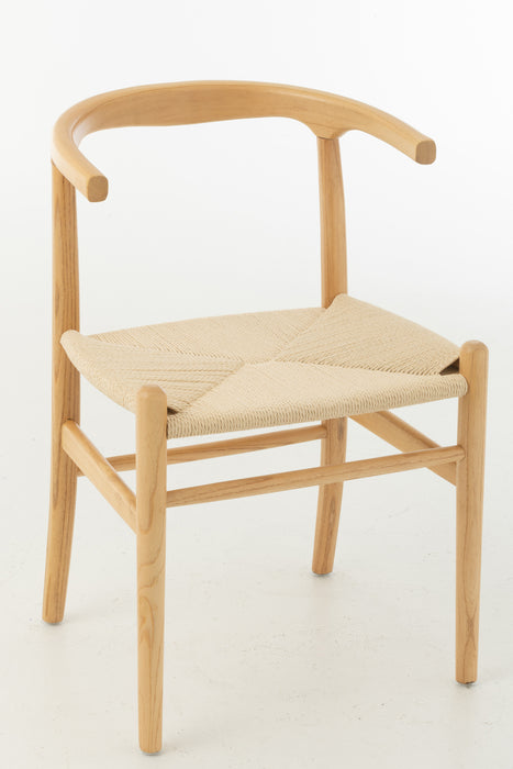 Eetkamerstoel Naturel Beech hout 56 cm-Eetkamerstoelen-J-Line