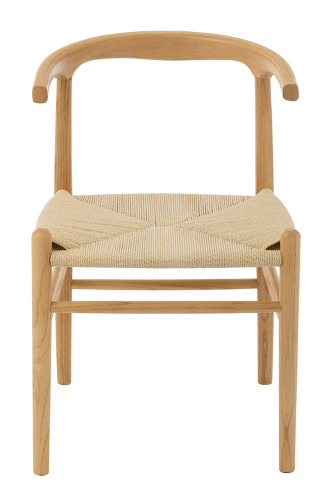 Eetkamerstoel Naturel Beech hout 56 cm-Eetkamerstoelen-J-Line