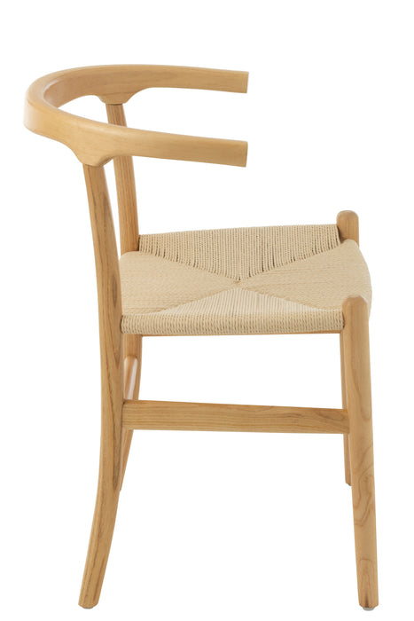 Eetkamerstoel Naturel Beech hout 56 cm-Eetkamerstoelen-J-Line
