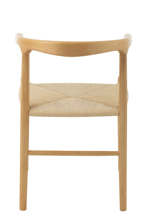 Eetkamerstoel Naturel Beech hout 56 cm-Eetkamerstoelen-J-Line