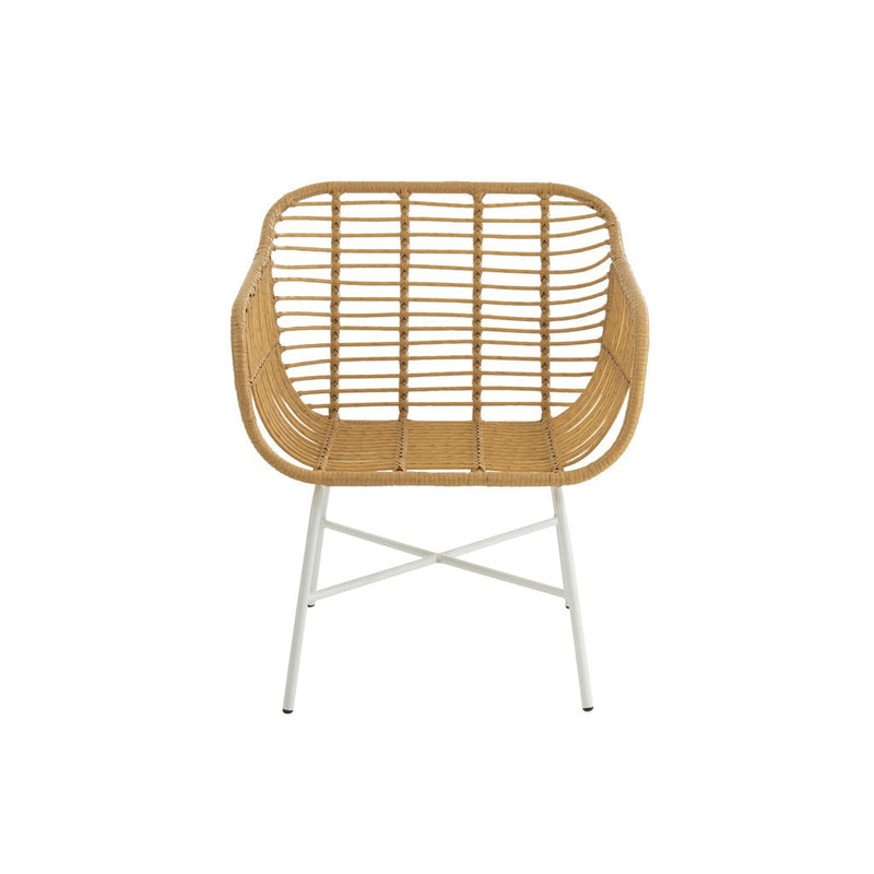 Eetkamerstoel Naturel Ijzer 67 cm 67x68x87.5 cm-Eetkamerstoelen-J-Line