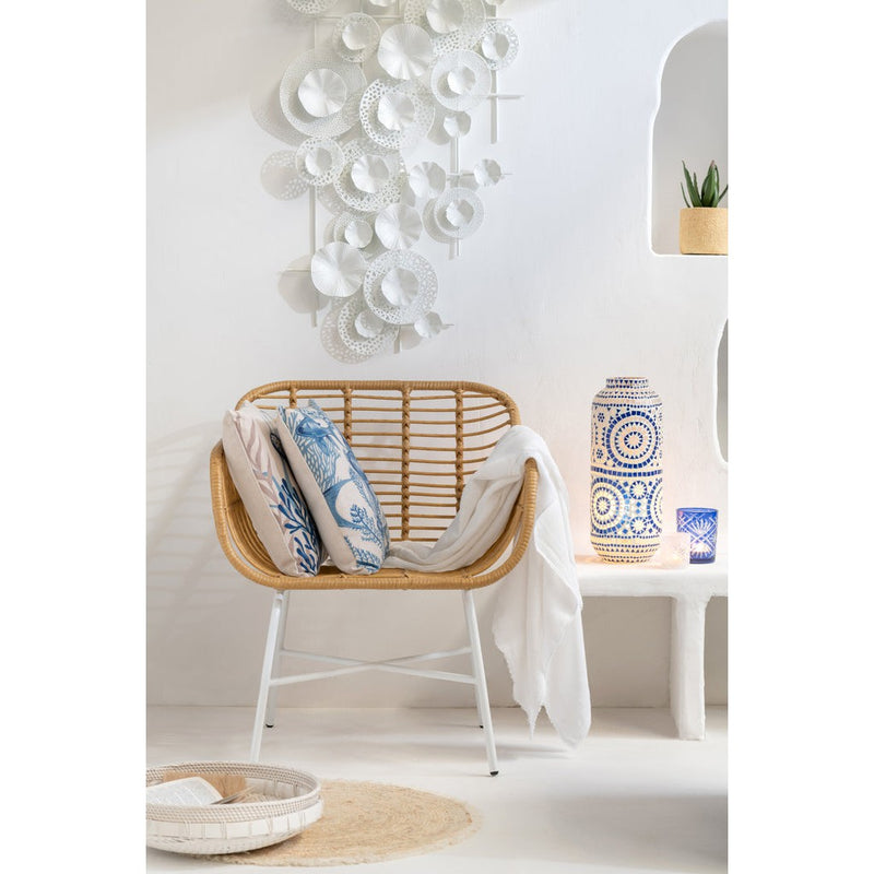 Eetkamerstoel Naturel Ijzer 67 cm 67x68x87.5 cm-Eetkamerstoelen-J-Line