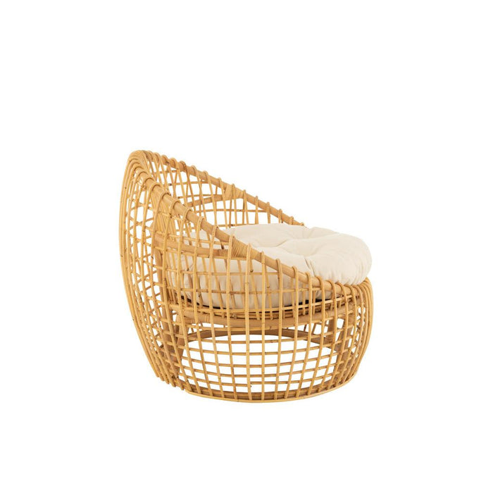Eetkamerstoel Naturel Linnen 84 cm-Eetkamerstoelen-J-Line