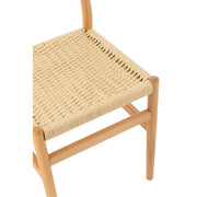 Eetkamerstoel Naturel Paper 50 cm 50x46x87 cm-Eetkamerstoelen-J-Line