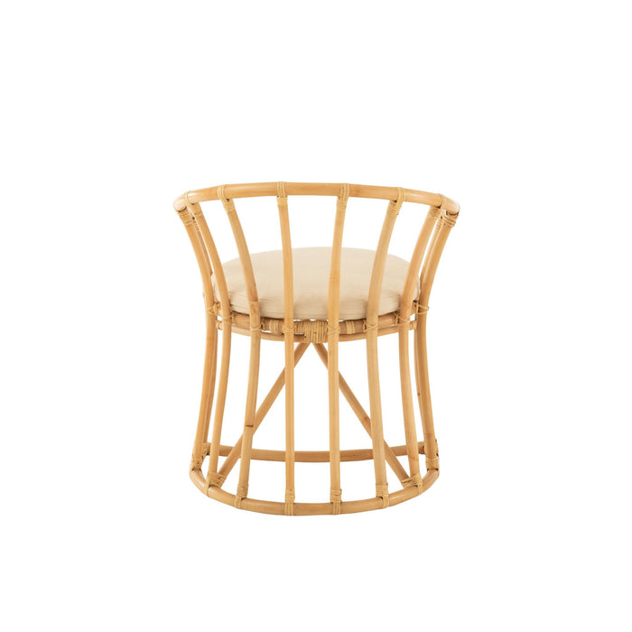 Eetkamerstoel Naturel Polyester 61 cm-Eetkamerstoelen-J-Line