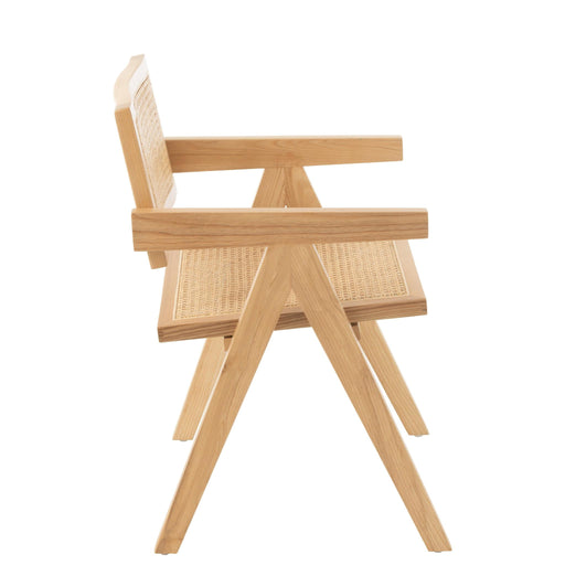 Eetkamerstoel Naturel Rotan 59 cm 59x52x80 cm-Eetkamerstoelen-J-Line