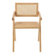 Eetkamerstoel Naturel Rotan 59 cm 59x52x80 cm-Eetkamerstoelen-J-Line