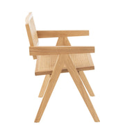 Eetkamerstoel Naturel Rotan 59 cm 59x52x80 cm-Eetkamerstoelen-J-Line