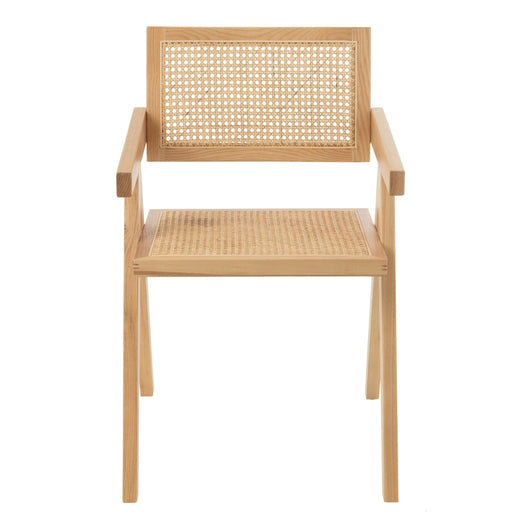 Eetkamerstoel Naturel Rotan 59 cm 59x52x80 cm-Eetkamerstoelen-J-Line
