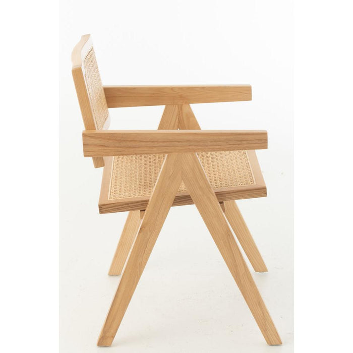Eetkamerstoel Naturel Rotan 59 cm-Eetkamerstoelen-J-Line