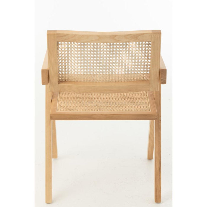 Eetkamerstoel Naturel Rotan 59 cm-Eetkamerstoelen-J-Line