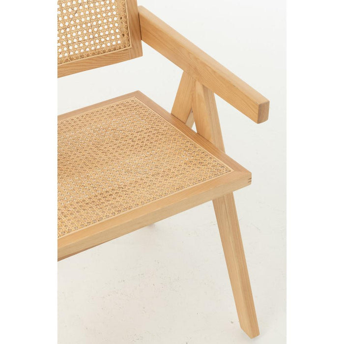 Eetkamerstoel Naturel Rotan 59 cm-Eetkamerstoelen-J-Line