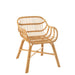 Eetkamerstoel Naturel Rotan 60 cm 60x57x79 cm-Eetkamerstoelen-J-Line