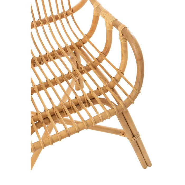 Eetkamerstoel Naturel Rotan 60 cm-Eetkamerstoelen-J-Line