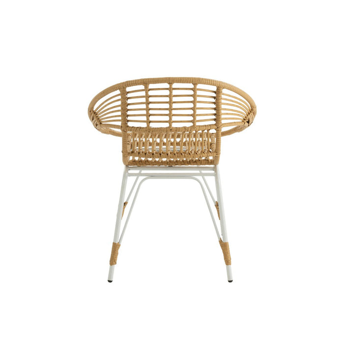 Eetkamerstoel Naturel Rotan 62 cm-Eetkamerstoelen-J-Line