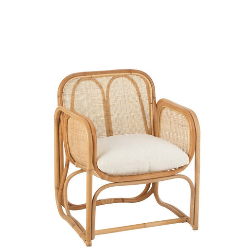 Eetkamerstoel Naturel Rotan 63 cm-Eetkamerstoelen-J-Line
