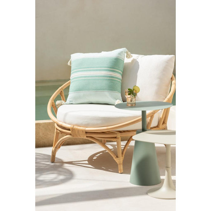Eetkamerstoel Naturel Rotan 98 cm 98x98x70 cm-Kussens-J-Line