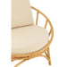 Eetkamerstoel Naturel Rotan 98 cm 98x98x70 cm-Kussens-J-Line