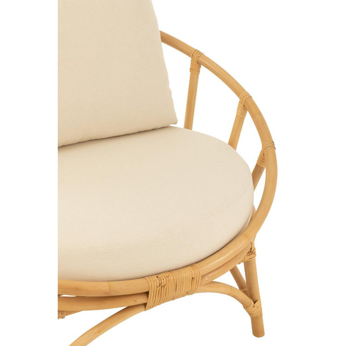Eetkamerstoel Naturel Rotan 98 cm-Eetkamerstoelen-J-Line