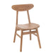 Eetkamerstoel Naturel Teakhout 50 cm-Eetkamerstoelen-J-Line