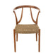 Eetkamerstoel Naturel Teakhout 53 cm-Eetkamerstoelen-J-Line