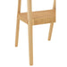 Eetkamerstoel Naturel Teakhout 55 cm 55x55x71 cm-Eetkamerstoelen-J-Line