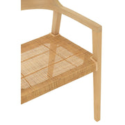 Eetkamerstoel Naturel Teakhout 55 cm 55x55x71 cm-Eetkamerstoelen-J-Line
