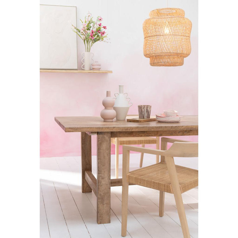Eetkamerstoel Naturel Teakhout 55 cm 55x55x71 cm-Eetkamerstoelen-J-Line