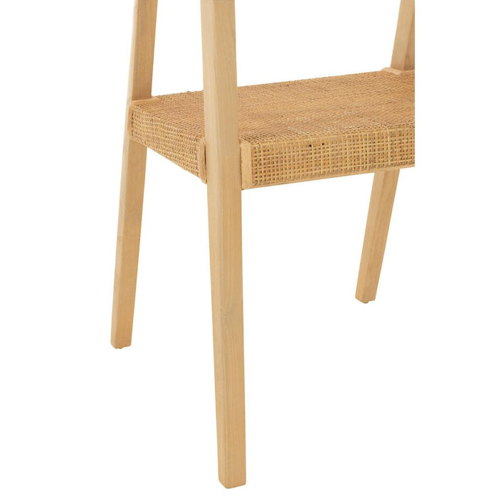 Eetkamerstoel Naturel Teakhout 55 cm-Eetkamerstoelen-J-Line
