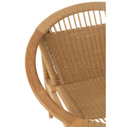 Eetkamerstoel Naturel Teakhout Rond 90 cm 90x90x70 cm-Eetkamerstoelen-J-Line