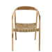 Eetkamerstoel Naturel Zeegras 53 cm 53x60.5x74 cm-Eetkamerstoelen-J-Line