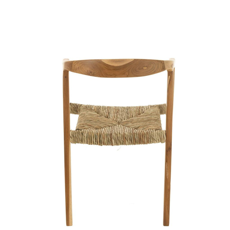 Eetkamerstoel Naturel Zeegras 53 cm 53x60.5x74 cm-Eetkamerstoelen-J-Line
