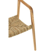 Eetkamerstoel Naturel Zeegras 53 cm 53x60.5x74 cm-Eetkamerstoelen-J-Line