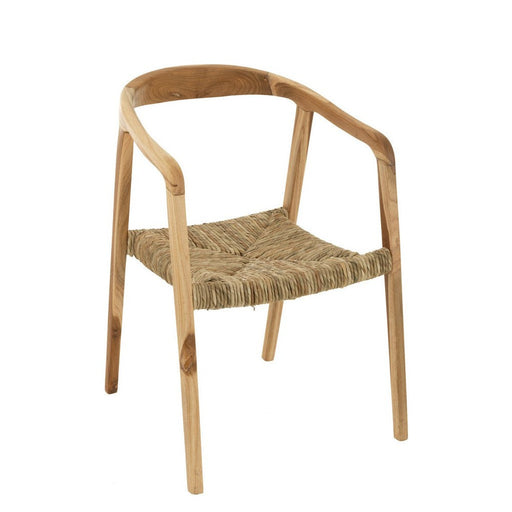 Eetkamerstoel Naturel Zeegras 53 cm 53x60.5x74 cm-Eetkamerstoelen-J-Line